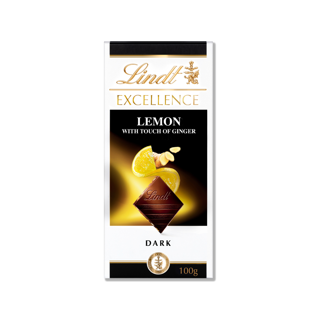 Lindt - Choklad Excellence Lemon ginger - 100g