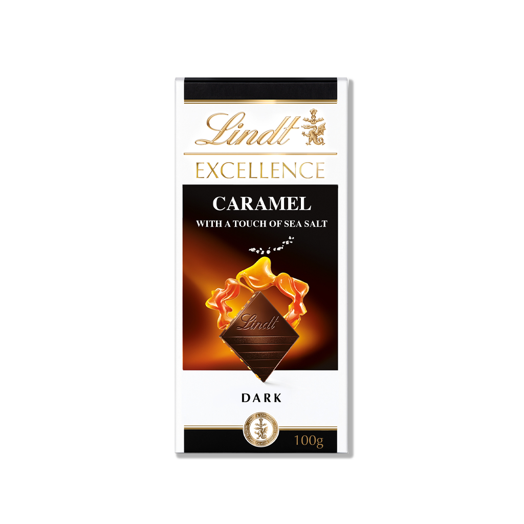 Lindt - Excellence Chocolate Caramell Salt - 100g