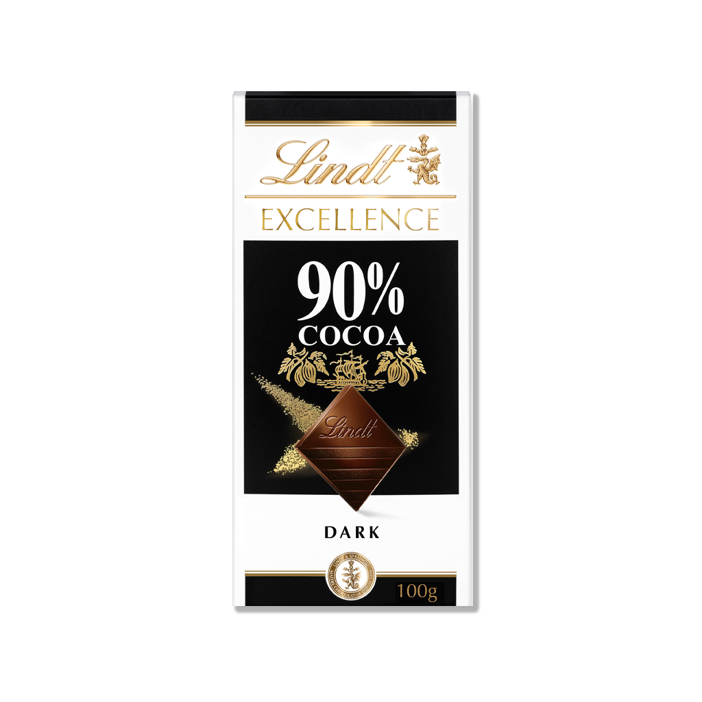 Lindt - Excellence Dark Chocolate 90% - 100g