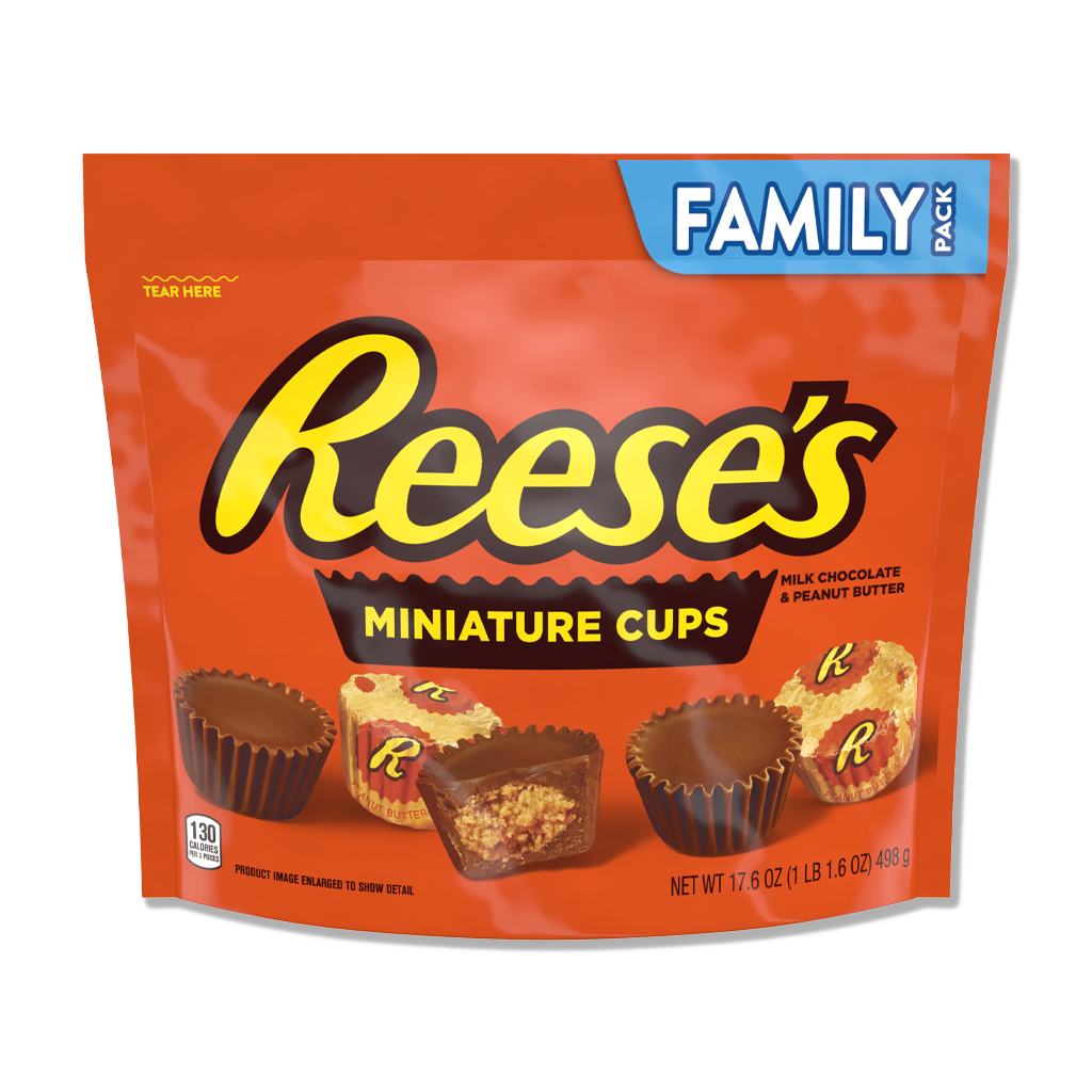REESE'S - Miniatyrkopper Familiepakke - 498 g
