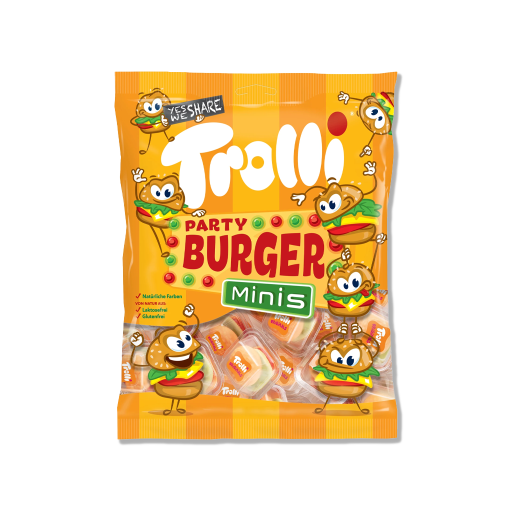 Trolli - Mini párty burgery - 170 g