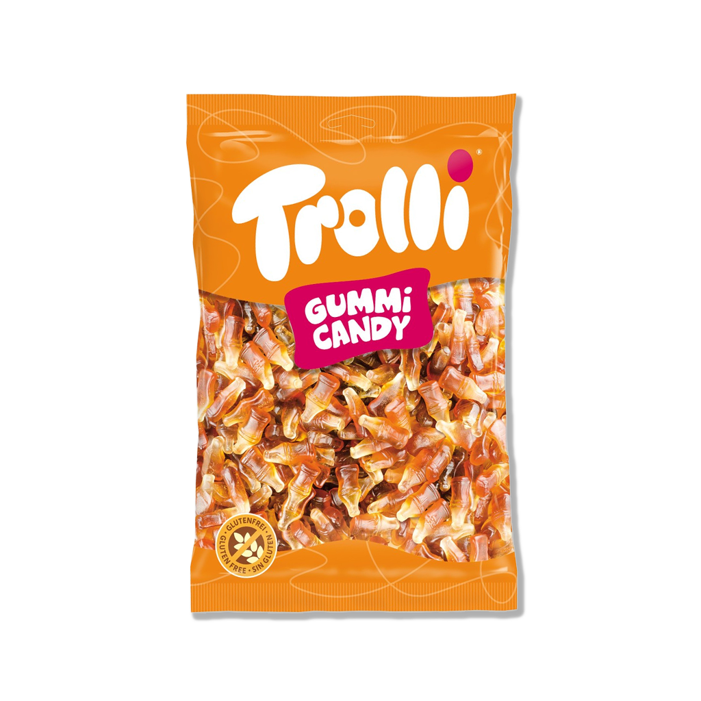 Trolli - Gummibonbons - Cola-Flaschen - 1000g 