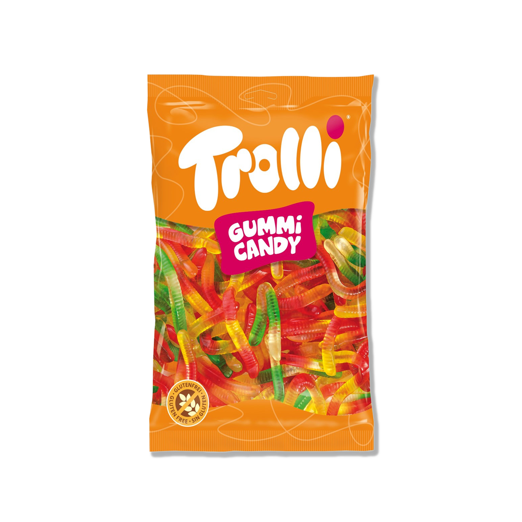 Trolli - Gummi Candy - Fruit Worms - 1000g