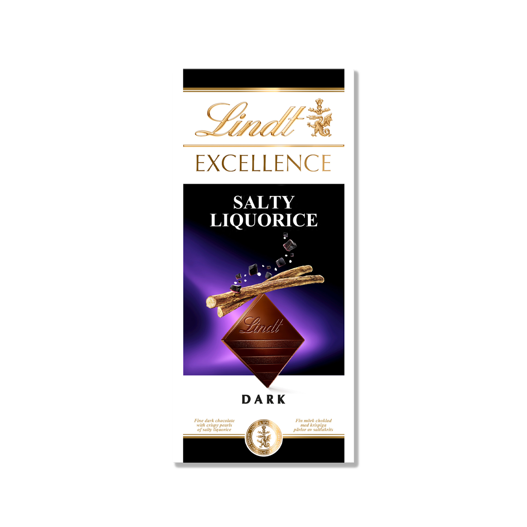 Lindt - Excellence Salty Liquorice - 100g