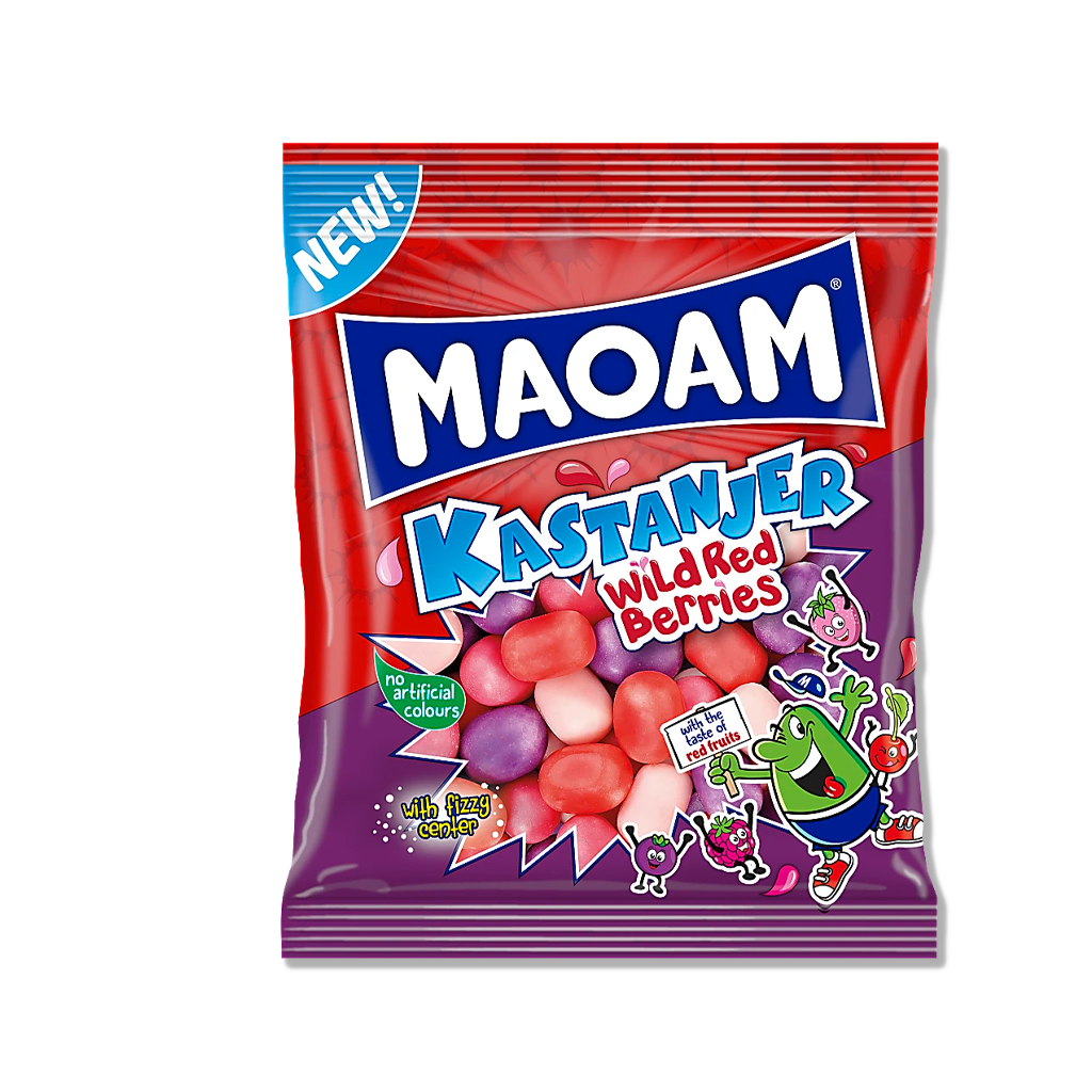 Maoam - Chestnuts Wild Red Berries - 120g