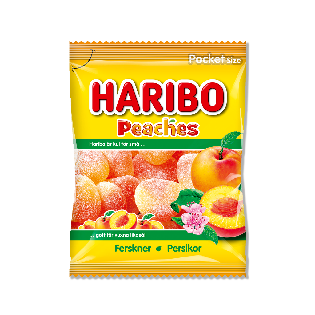 Haribo - Peaches - 80g