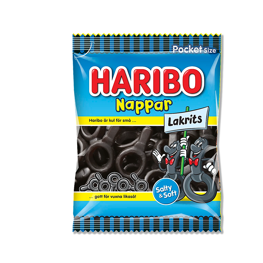 Haribo - Pacifiers Licorice - 80g