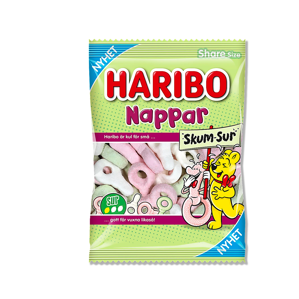 Haribo - Pacifiers Foam Sour - 120g
