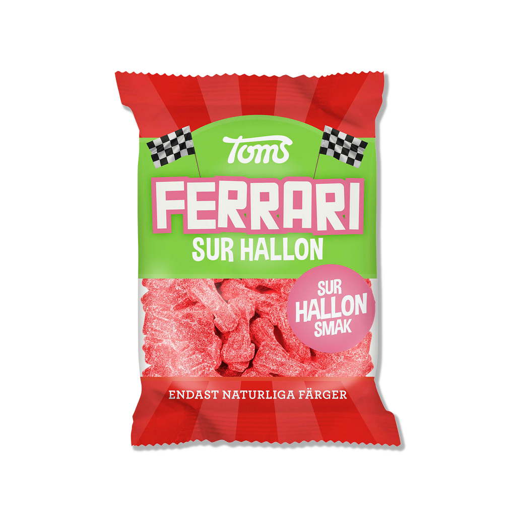 Toms - Ferrari savanyú málna - 120g