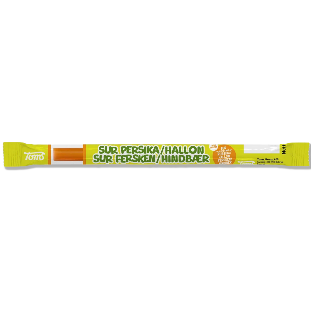 Toms - Savanyú Málna / Őszibarack Stick - 27g