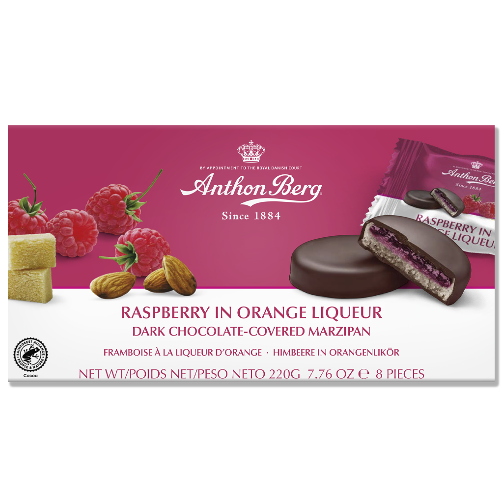 Anthon Berg - Raspberry In Orange Liqueur - 0g