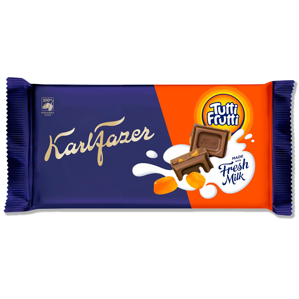 Fazer - Piimašokolaad Tutti Frutti - 145g