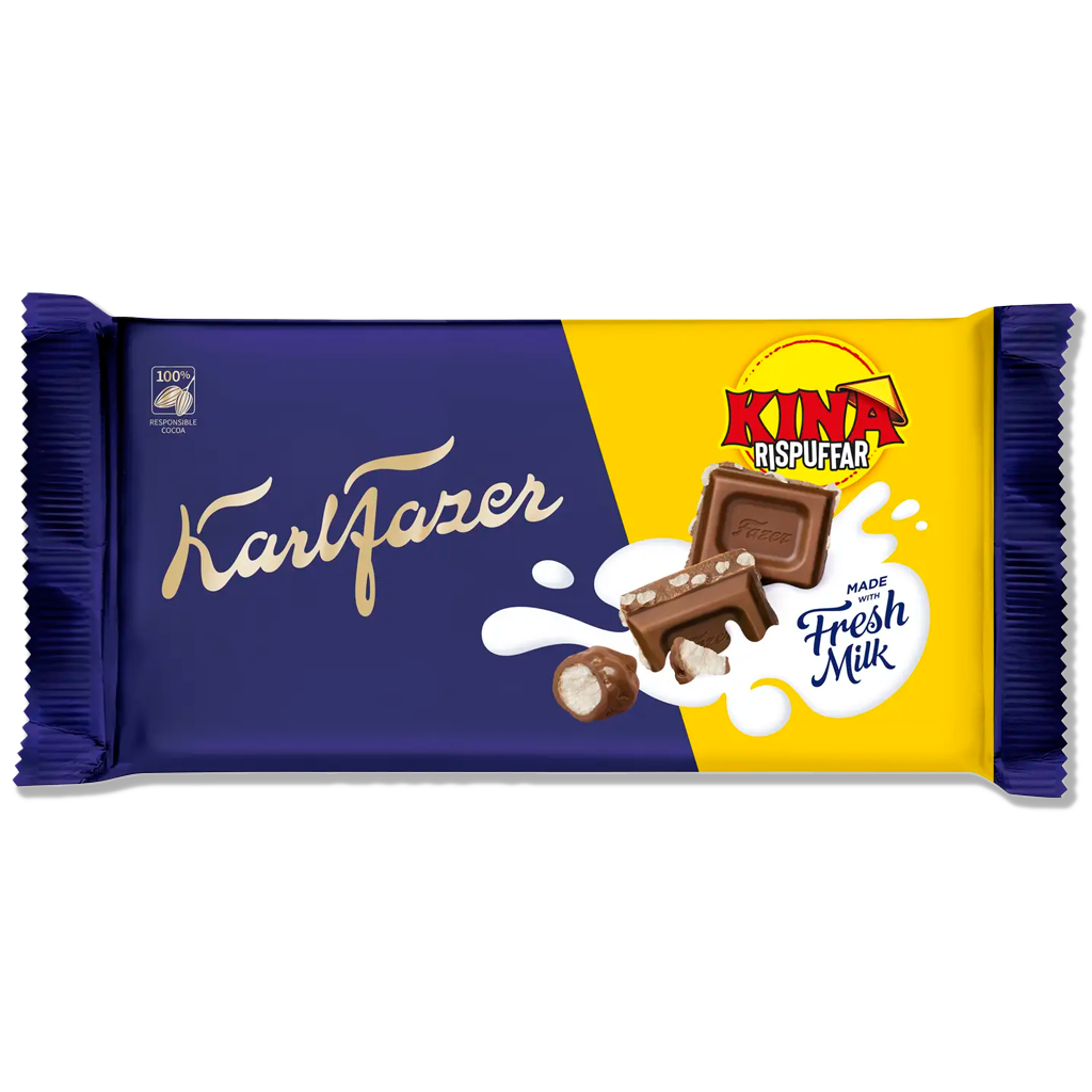 Fazer - Piimašokolaad Kina Rispuffar - 125g