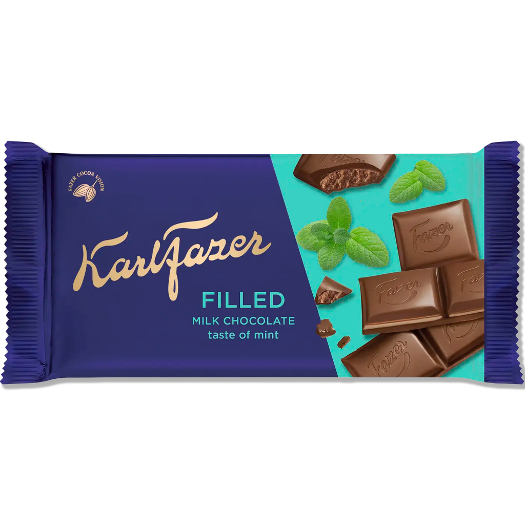 Fazer - Piimašokolaaditäidisega piparmünt - 121g