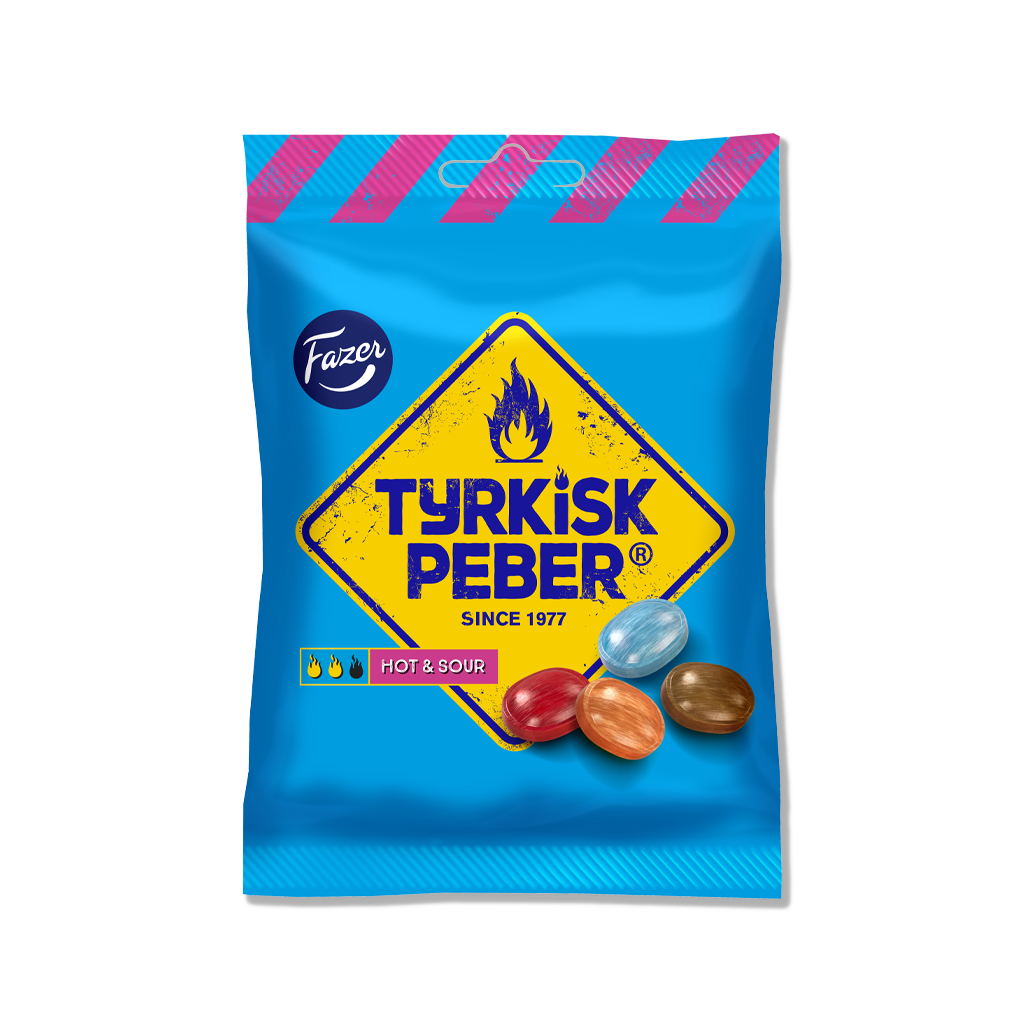 Fazer - Tyrkisk Peber Heet & Zuur - 150g 