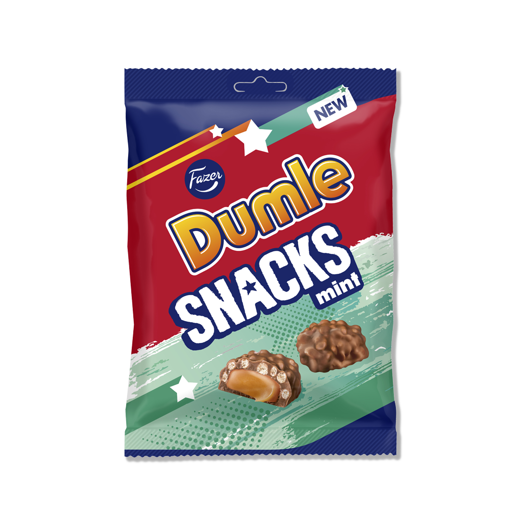 Fazer - Dumle Snacks Mint - 160g