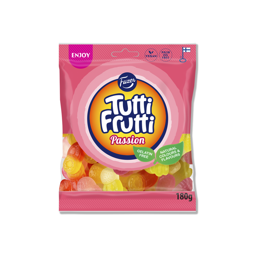 Fazer - Tutti Frutti Passion - 180g 