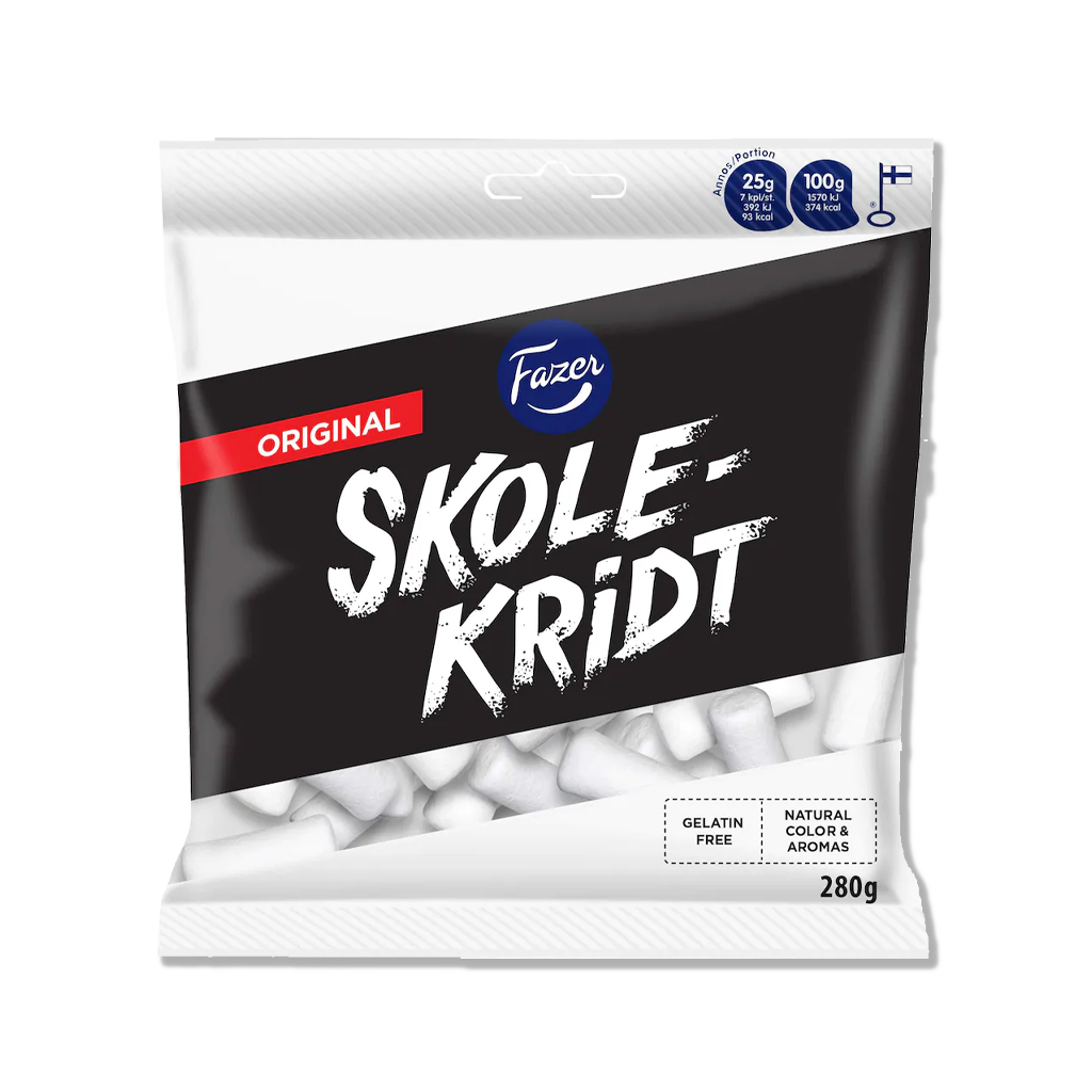 Fazer - Skolekridt - 280g 