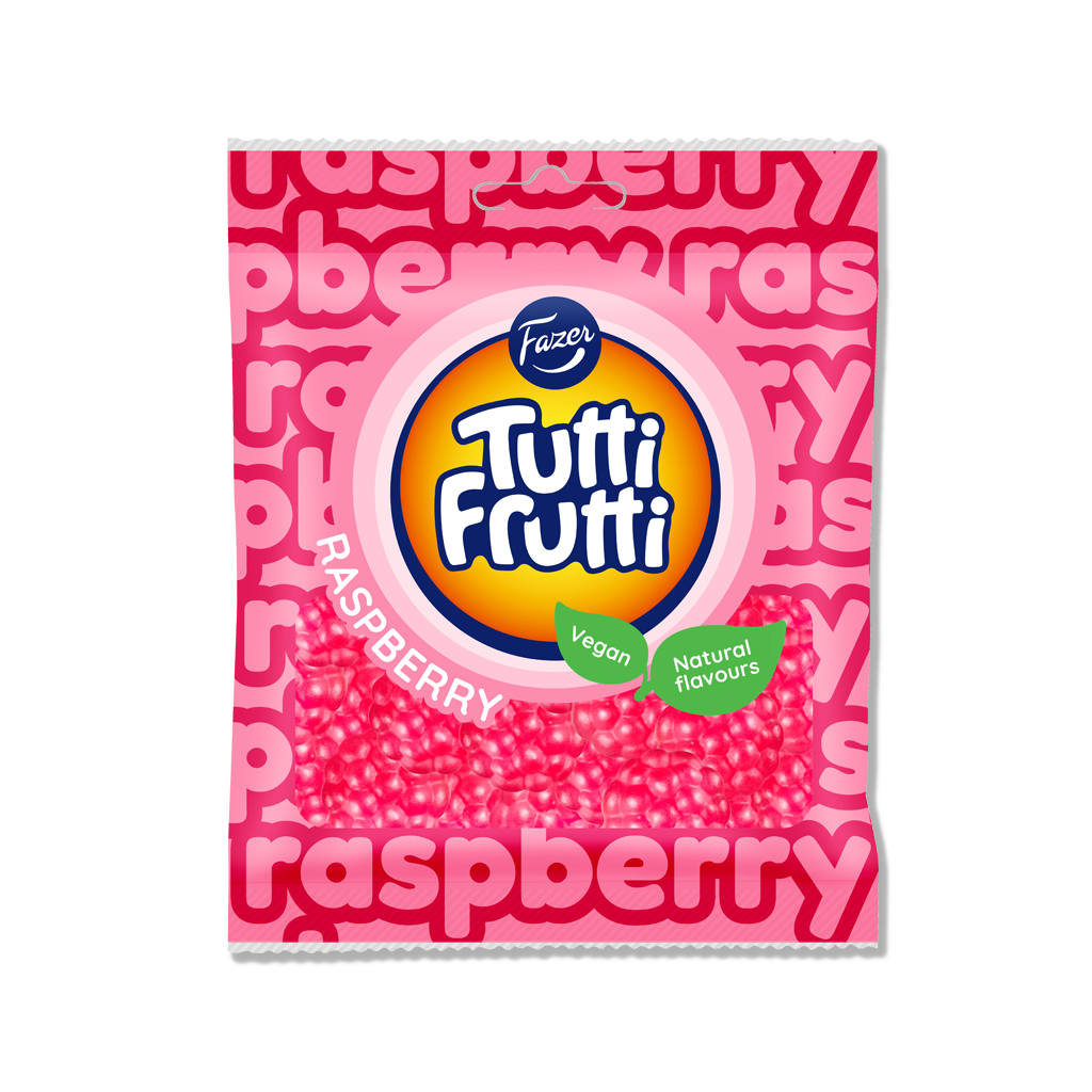 Fazer - Tutti Frutti Málna - 90g 