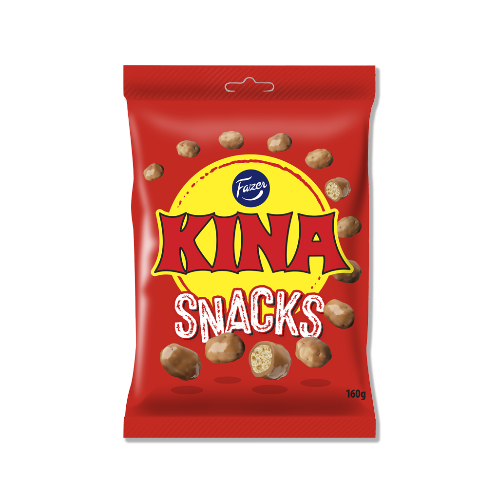 Fazer - Kina Röd Snacks - 160g