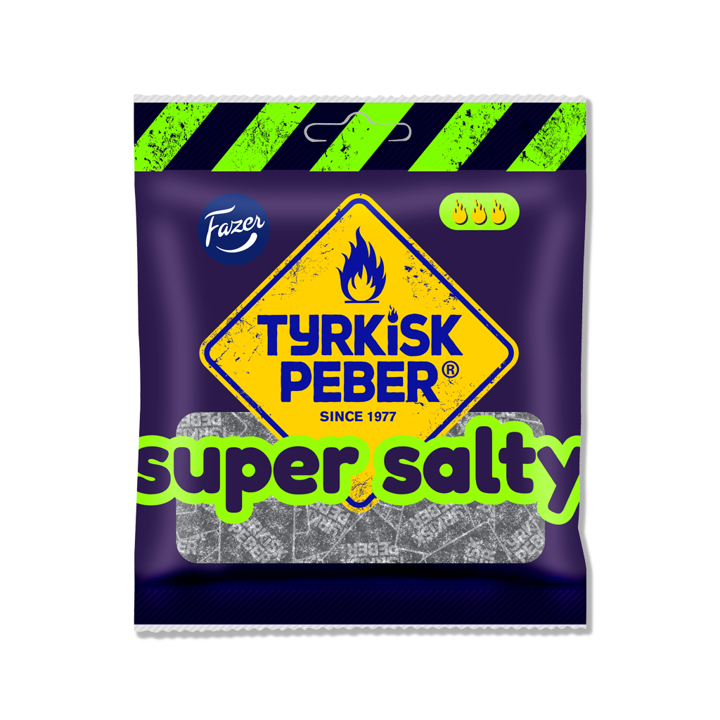 Fazer - Tyrkisk Peber Super Salty - 80g
