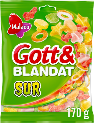 Malaco - Gott & Blandat Sur - 170g