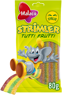 Malaco - Strimler Tutti Frutti - 80g