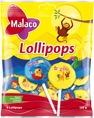 Malaco - Lollipops - 128g