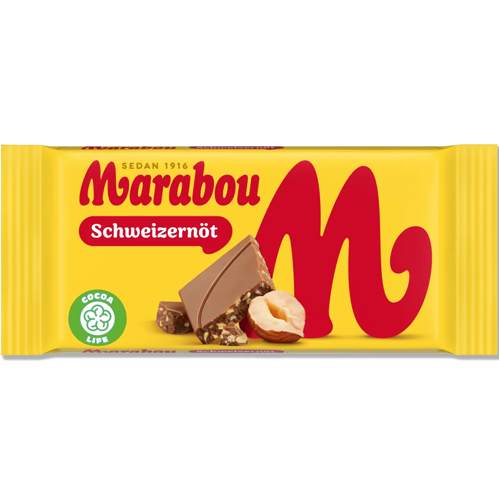 Marabou - Schweizernöt (Haselnuss) - 24g