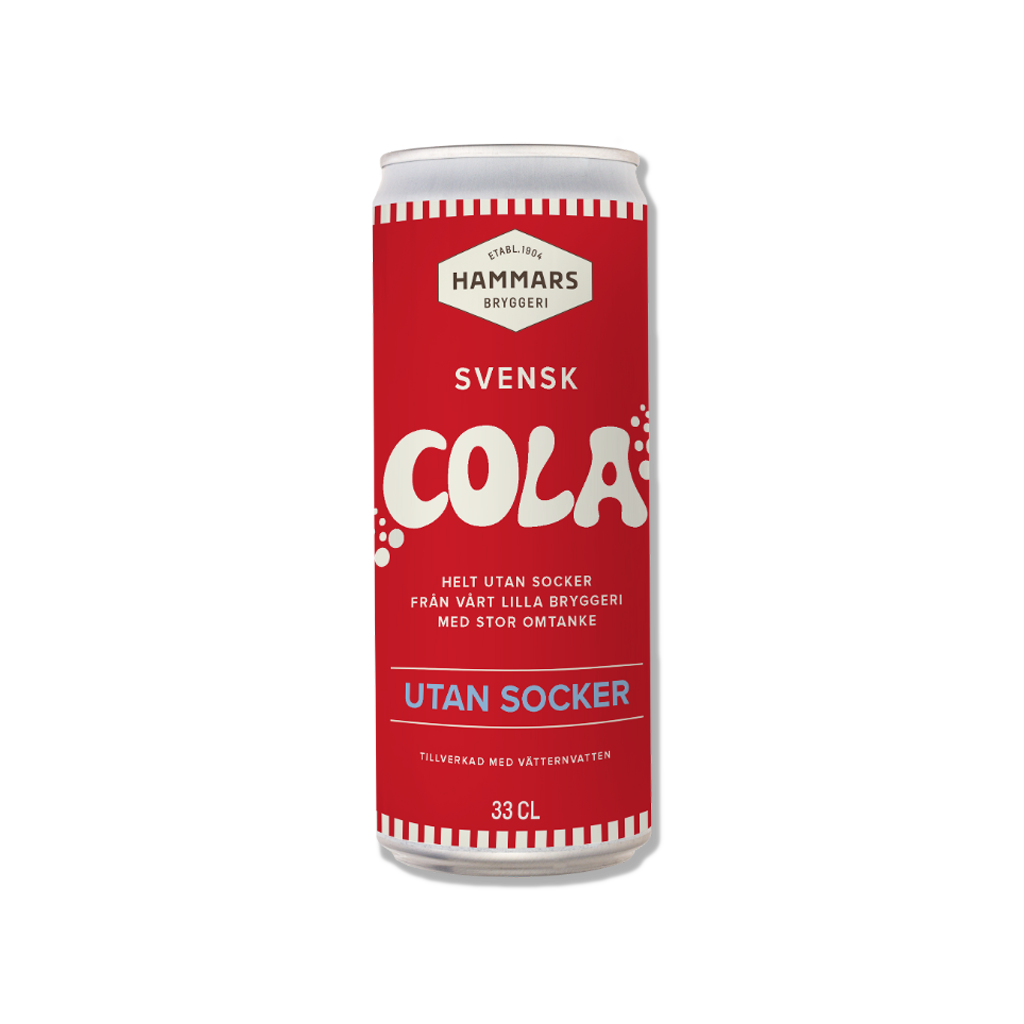 Swedish Cola - Sugar Free - Hammars