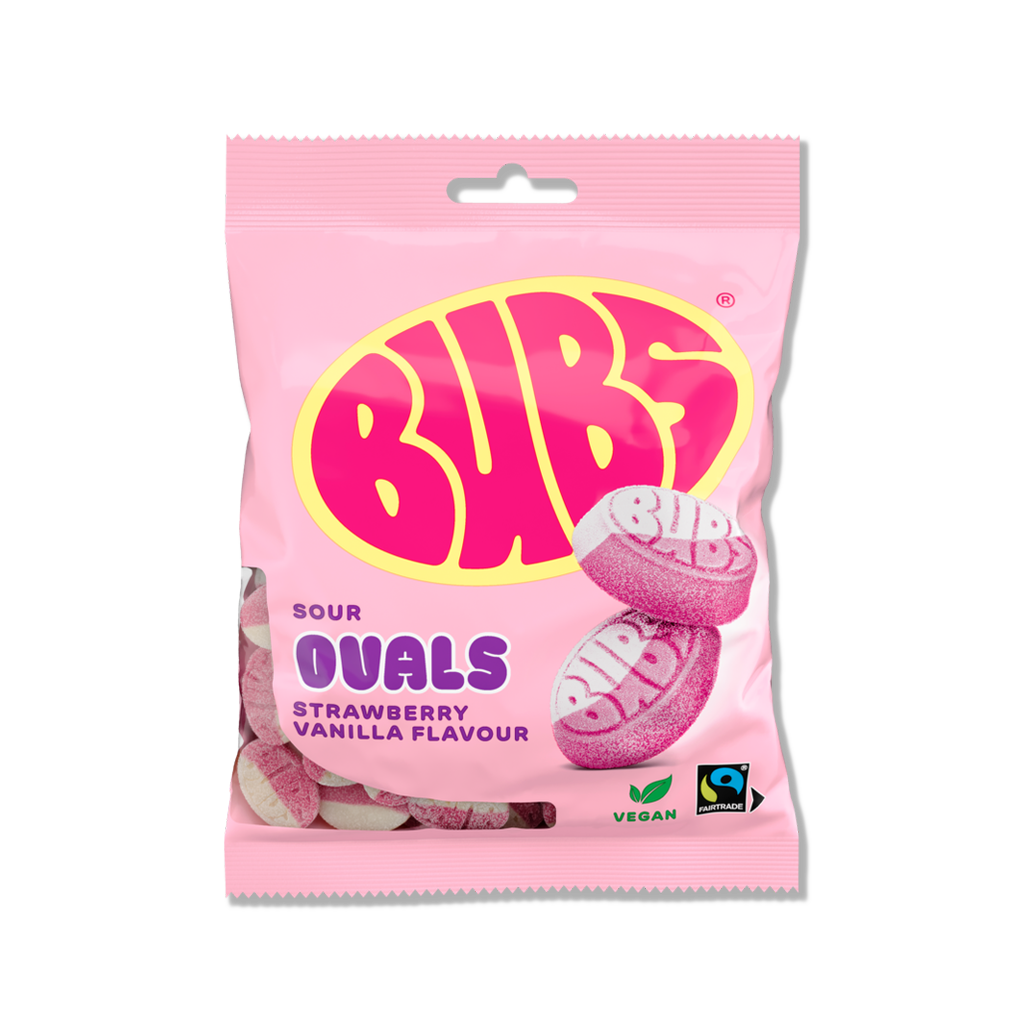 BUBS - Jahoda & Vanilka OVÁLKY - 90g