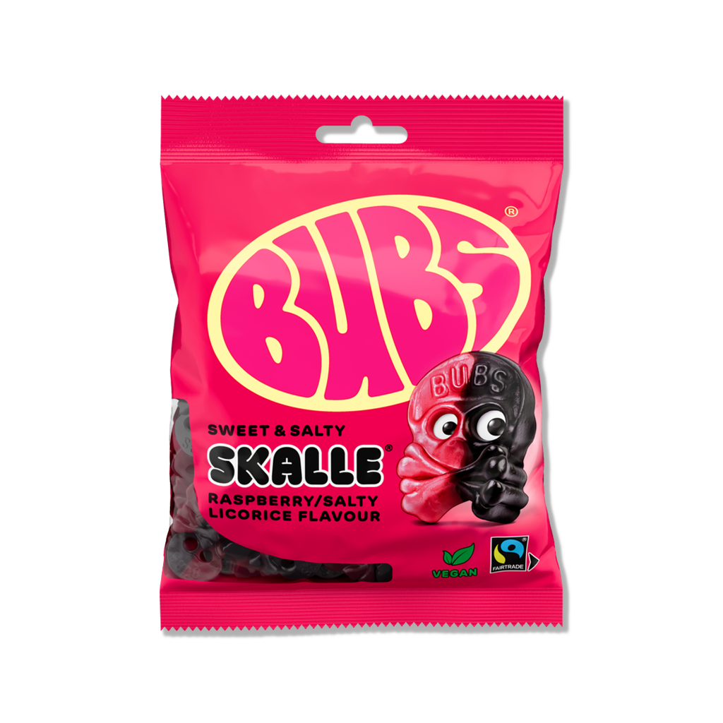 BUBS - Málnás-sós édesgyökér SKULL - 90g