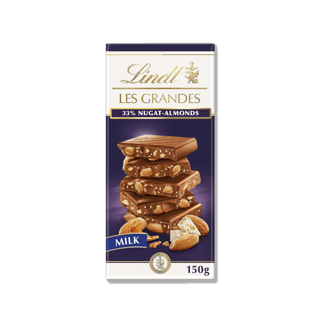 Lindt - Les Grandes Nougat Almond - 150g