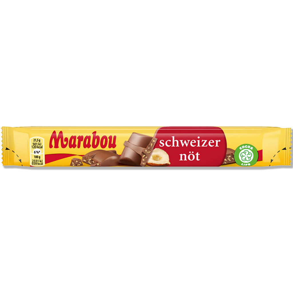Marabou - Schweizernöt (Haselnuss) - 43g