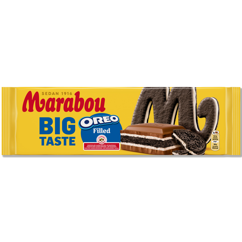Marabou - Stor smak - Oreo - Fylt - 300g