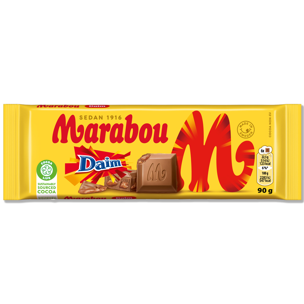 Marabou - Chokladkaka Daim - 90g