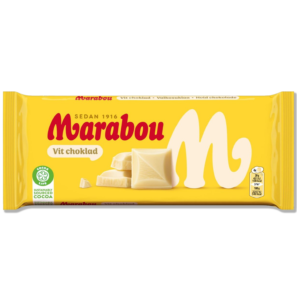 Marabou - Weiße Schokolade - 180 g
