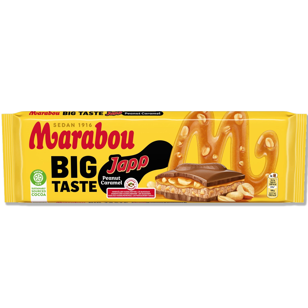 Marabou - Stor smak - Japp - Peanøttkaramell