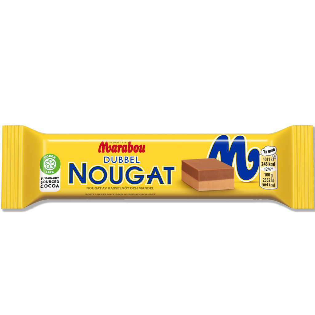 Marabou - Dubbel Nougat - 43 g