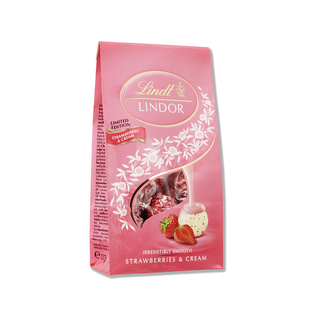 Lindt - Lindor Strawberries & Cream - 137g