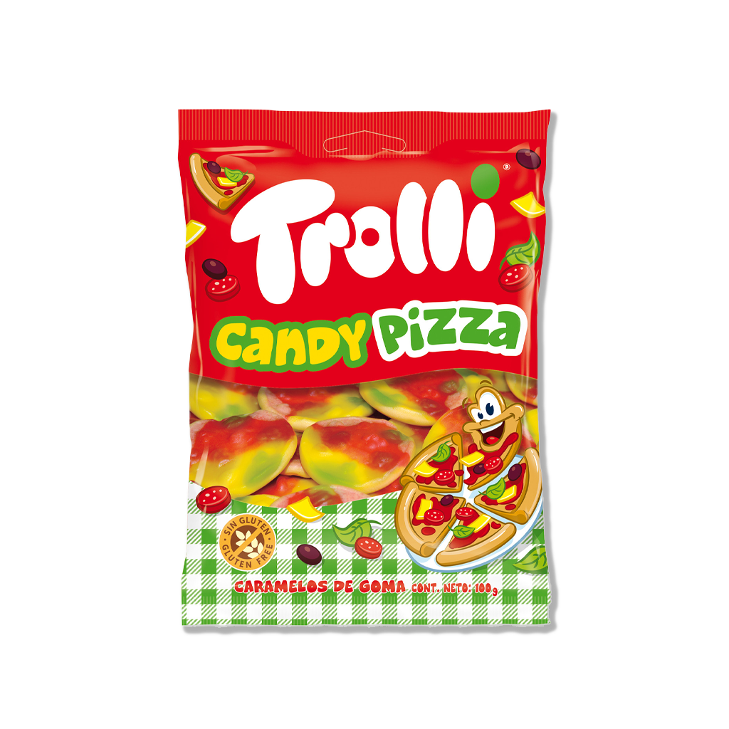 Trolli - Süßigkeitenpizza - 100 g