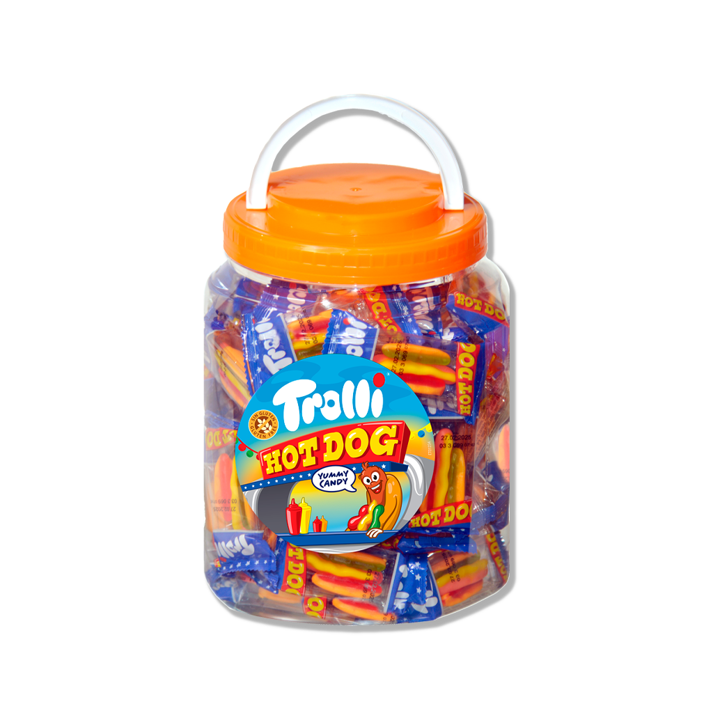 Trolli - Hot Dog w słoiku - 540g