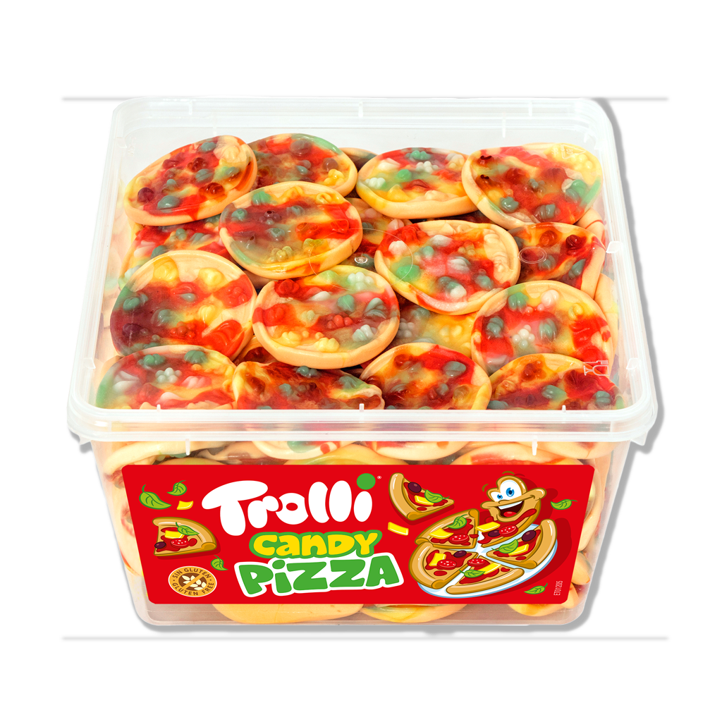Trolli - Cukrovinková pizza - V krabici - 1500 g