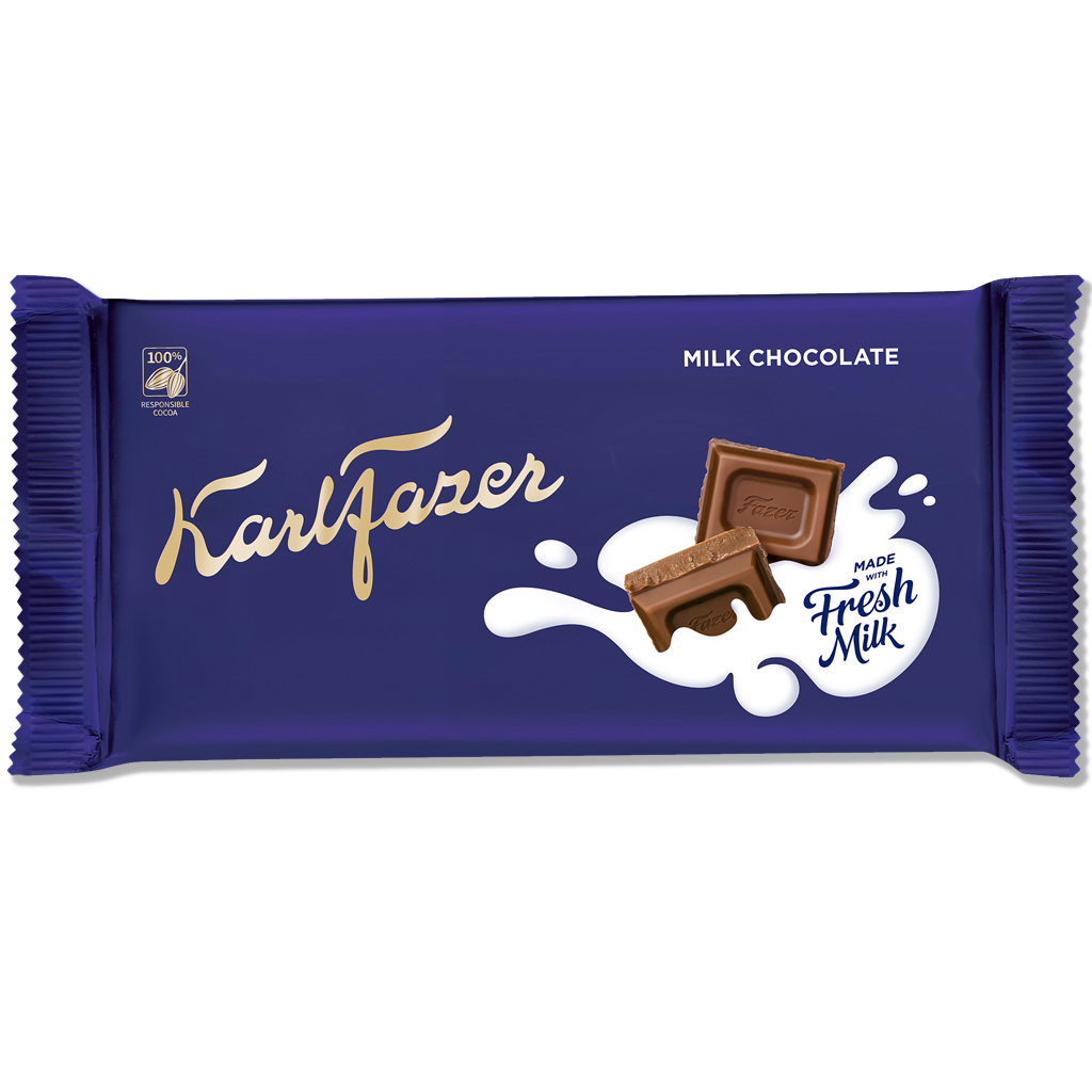 FAZER - Mléčná čokoláda - 145g