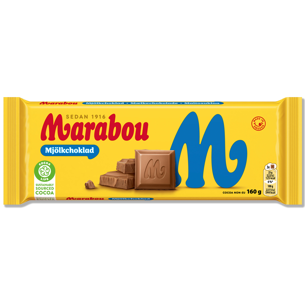 Marabou - Milchschokolade - 160 g