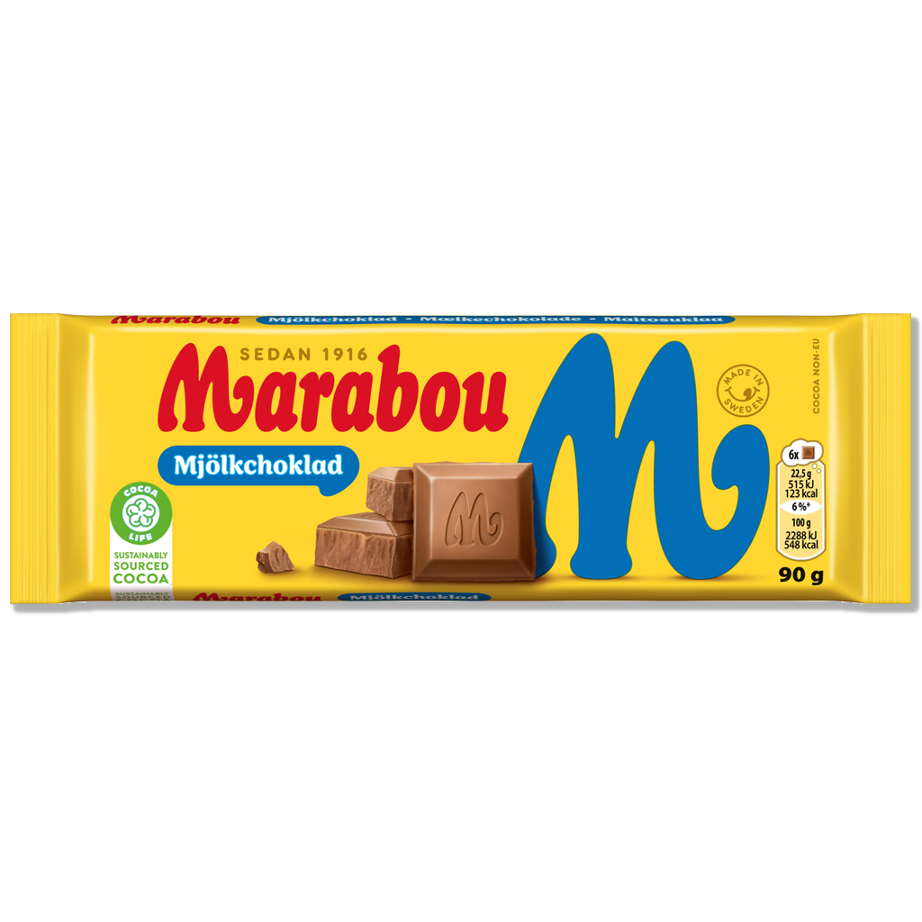 Marabou - Milchschokolade - 90 g